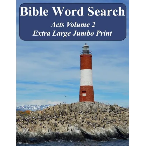 Bible Word Search Acts Volume 2: King James Version Extra Large Jumbo Print - Paperback