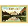 Post Cards from Montana: A Vintage Post Card Book - Paperback
