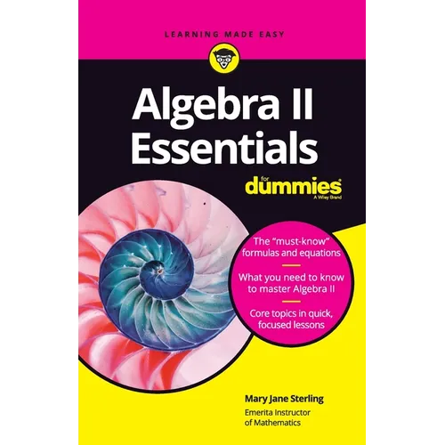 Algebra II Essentials for Dummies - Paperback