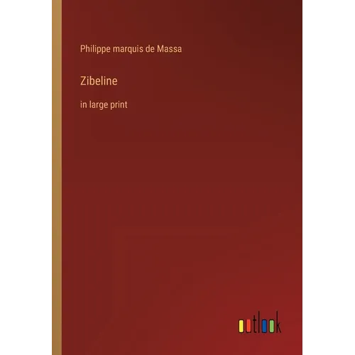 Zibeline: in large print - Paperback