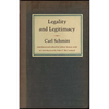 Legality and Legitimacy - Paperback