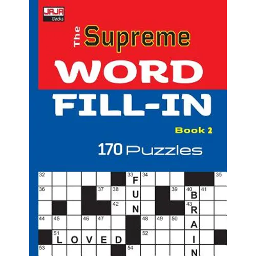 The SUPREME WORD FILL-IN Book - Paperback
