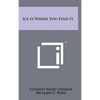 Ice Is Where You Find It - Hardcover