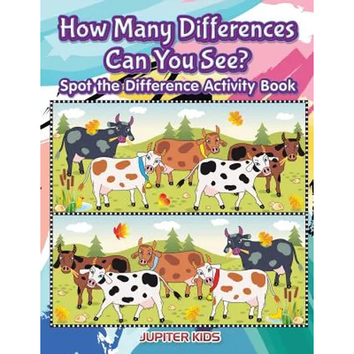 How Many Differences Can You See? Spot the Difference Activity Book - Paperback