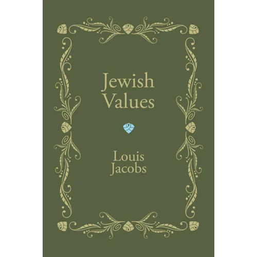 Jewish Values - Paperback