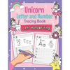 Unicorn Letter and Number Tracing Book Left Handwriting: Magical Practice Workbook for Left-Handed Preschoolers - Perfect Math and Alphabet Learning W - Paperback
