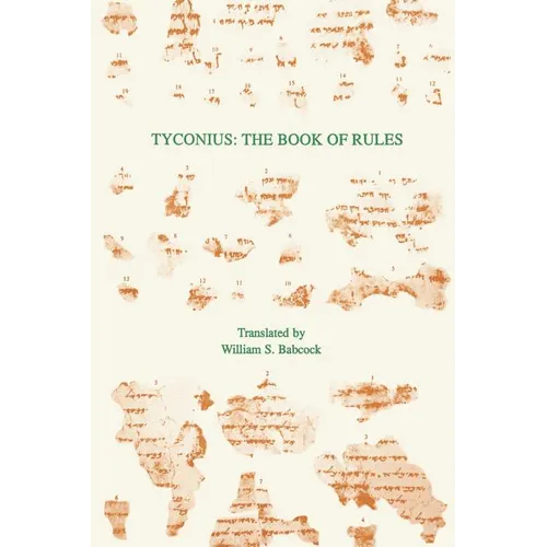 Tyconius: The Book of Rules - Paperback