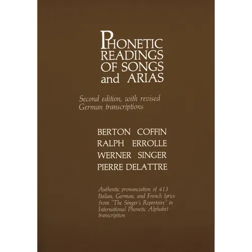 Phonetic Readings of Songs and Arias - Paperback