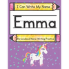 I Can Write My Name: Emma: Personalized Name Writing Practice - Paperback