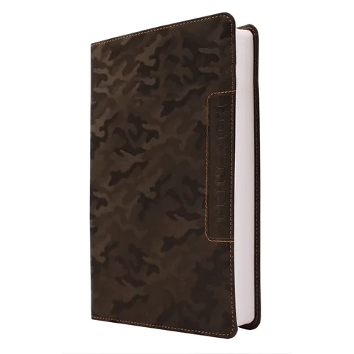 Niv, Boys' Bible, Leathersoft, Brown Camo, Comfort Print - Imitation Leather