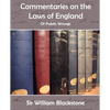 Commentaries on the Laws of England (of Public Wrongs) - Paperback