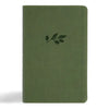 CSB Large Print Personal Size Reference Bible, Digital Study Edition, Olive Leathertouch, Indexed - Imitation Leather