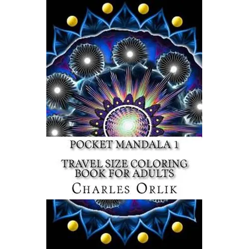 Pocket Mandala 1 - Travel Size Coloring Book for Adults - Paperback