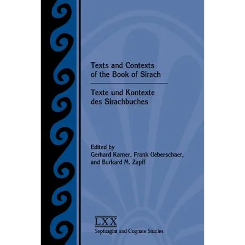 Texts and Contexts of the Book of Sirach / Texte und Kontexte des Sirachbuches - Paperback