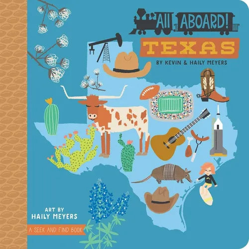 All Aboard! Texas - Board Book