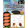 Pre Algebra Workbook 6th and 7th Grade: Pre Algebra Workbook Grade 6-7, Order of Operations, Equations One-Side Solving Inequalities and Equations - Paperback