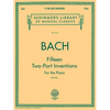15 Two-Part Inventions: Schirmer Library of Classics Volume 1512 Piano Solo, Arr. Busoni - Paperback