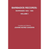 Barbados Records. Marriages, 1643-1800: Volume I - Paperback
