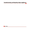 Troubleshooting and Repairing Major Appliances - Paperback