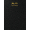 2024 - 2028 5-Year Monthly Planner: 60-Month Calendar (Black) - Large - Hardcover