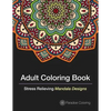 Adult Coloring Books: A Coloring Book for Adults Featuring Stress Relieving Mandalas - Paperback