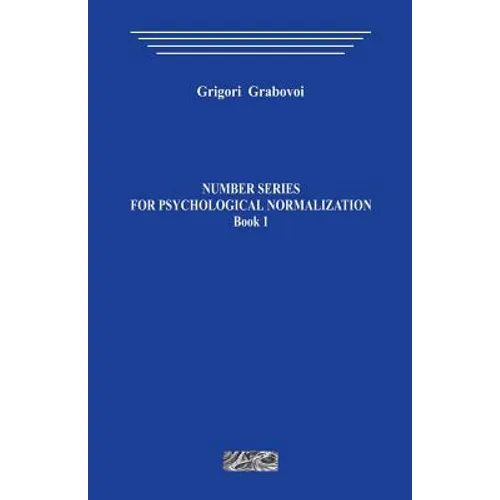 Number Series for Psychological Normalization. Book1 - Paperback