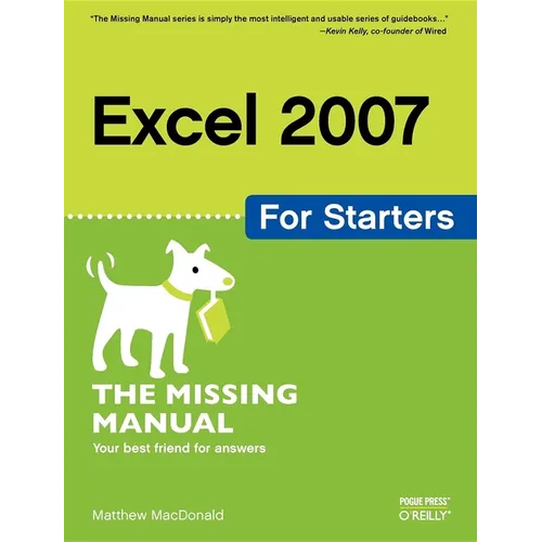 Excel 2007 for Starters: The Missing Manual - Paperback