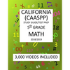 5th Grade CALIFORNIA CAASPP 2019 MATH, Test Prep: 5th Grade CALIFORNIA ASSESSMENT of STUDENT PERFORMANCE and PROGRESS, 2019 MATH, Test Prep - Paperback