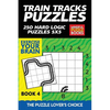 Train Tracks Puzzles: 250 Hard Logic Puzzles 5x5 - Paperback