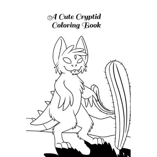 A Cute Cryptid Coloring Book - Paperback