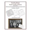 Family Maps of Rush County, Indiana - Paperback