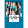 How to Write a Research Proposal and Thesis: A Manual for Students and Researchers - Paperback
