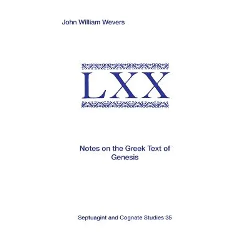 Notes on the Greek Text of Genesis - Paperback
