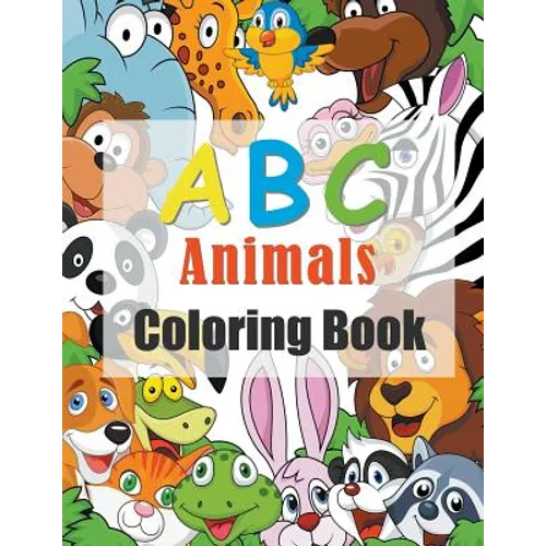 ABC Animals: Kids Coloring Book - Paperback