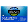 WILD PLANET: Wild Sardines In Water, 4.4 oz