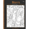 Misfits a Halloween Coloring Book for Adults and Odd Children: Living Dead and Monster Girls - Paperback
