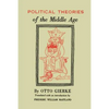 Political Theories of the Middle Age - Paperback