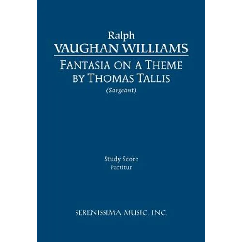 Fantasia on a Theme of Thomas Tallis: Study score - Paperback
