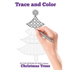 Trace and Color: Christmas Trees: Adult Activity Book - Paperback