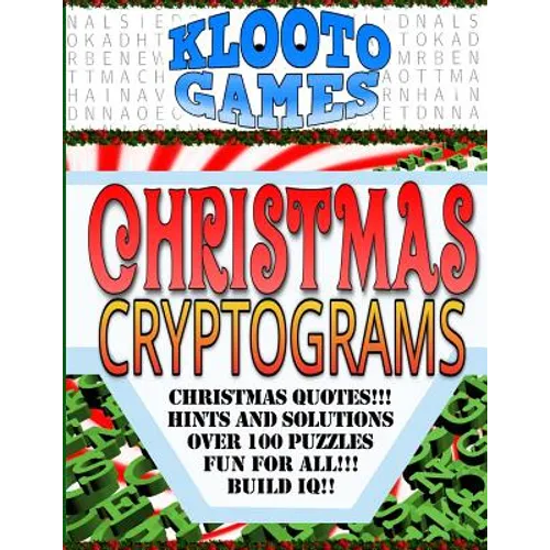 KLOOTO Games CHRISTMAS CRYPTOGRAMS - Paperback