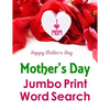Mother's Day Jumbo Print Word Search - Paperback