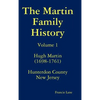The Martin Family History - Hardcover