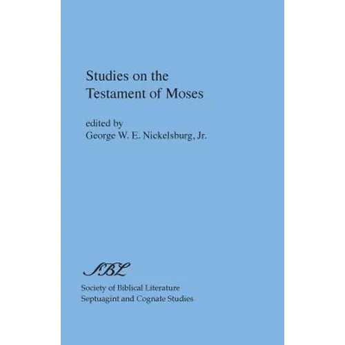 Studies on the Testament of Moses - Paperback