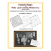 Family Maps of Mille Lacs County, Minnesota - Paperback
