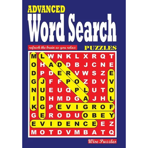 ADVANCED Word Search Puzzles - Paperback
