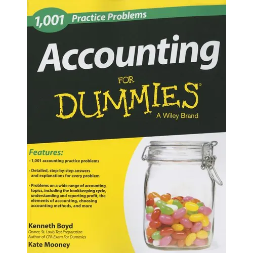 Accounting: 1,001 Practice Problems for Dummies - Paperback