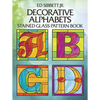 Decorative Alphabets Stained Glass Pattern Book - Paperback