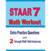 STAAR 7 Math Workout: Extra Practice Questions and Two Full-Length Practice STAAR 7 Math Tests - Paperback