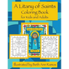 A Litany of Saints Coloring Book for Kids and Adults - Paperback