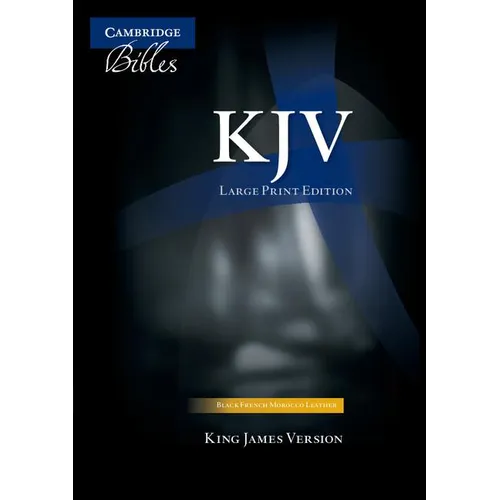 Large Print Text Bible-KJV - Leather